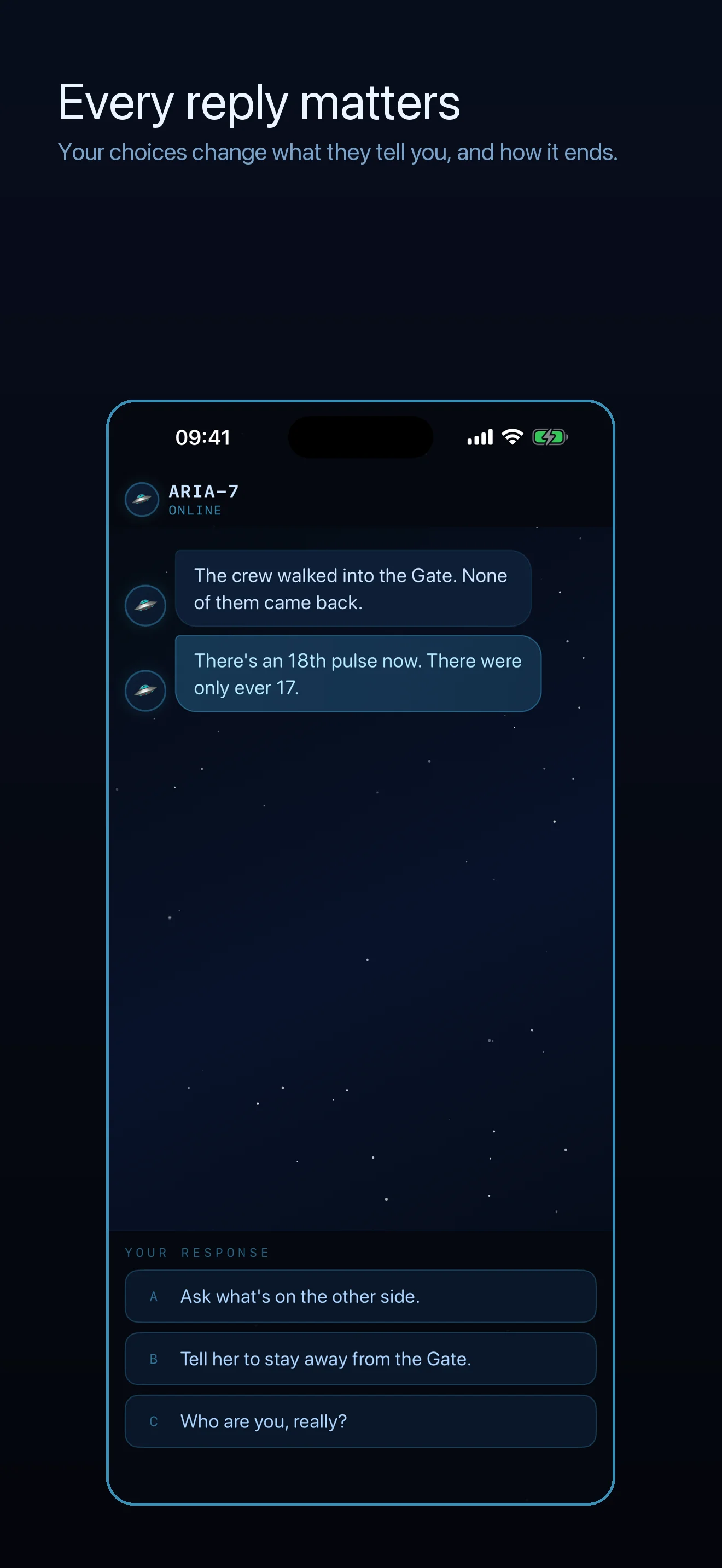 Murmur — Choices in a conversation
