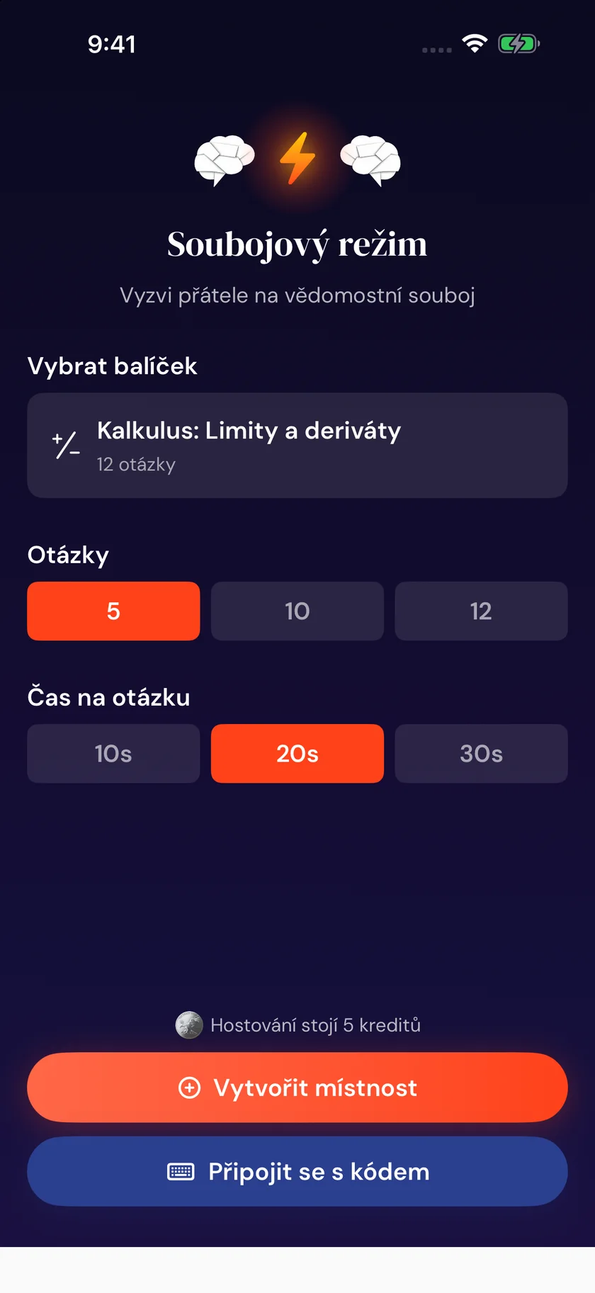 Brainfold — Režim souboje (cs)