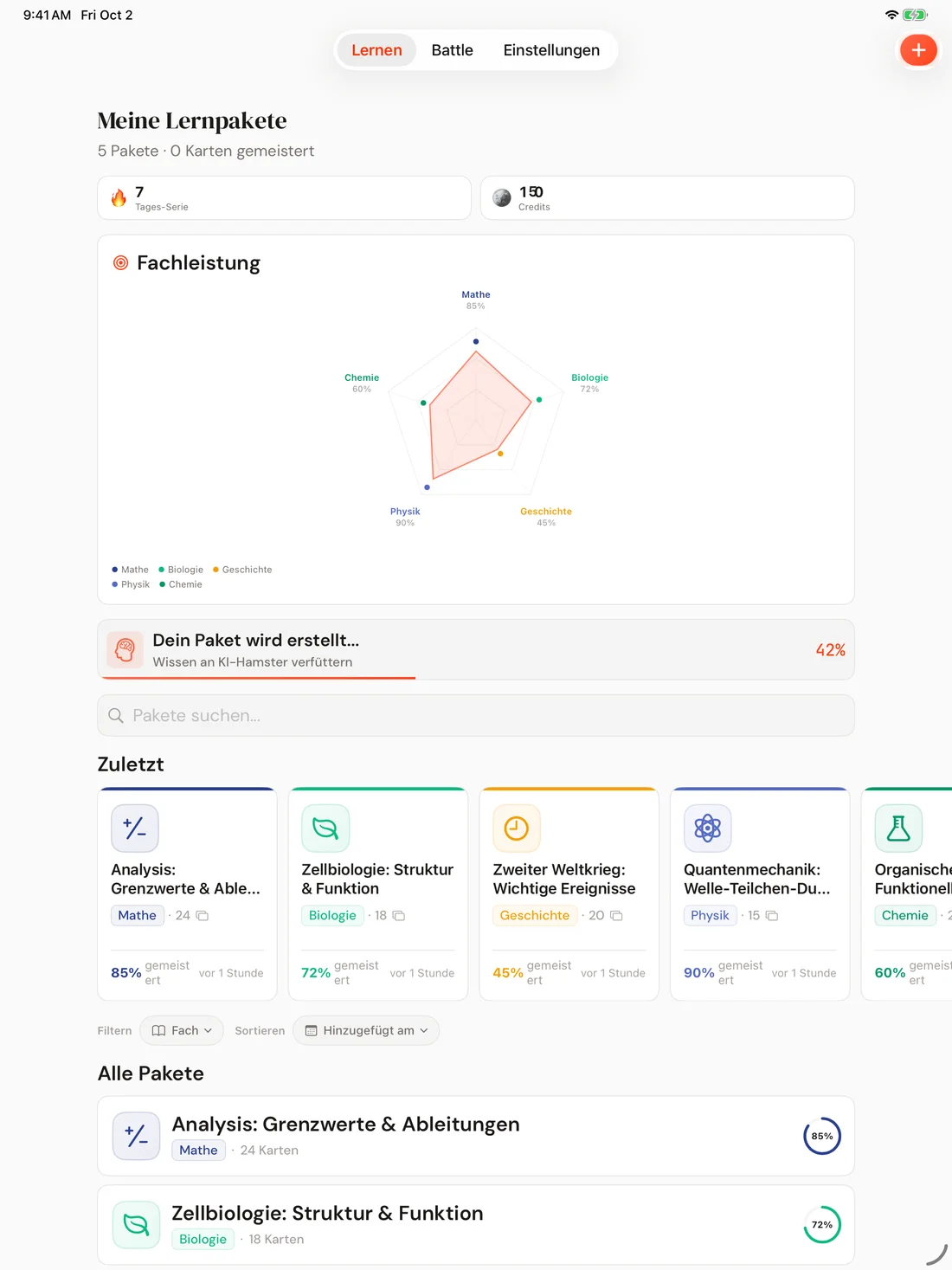 Brainfold on iPad — de