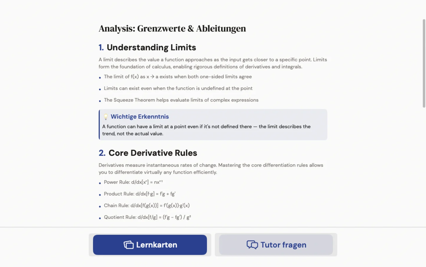 Brainfold — Aussagekräftige Zusammenfassungen · Mac (de)