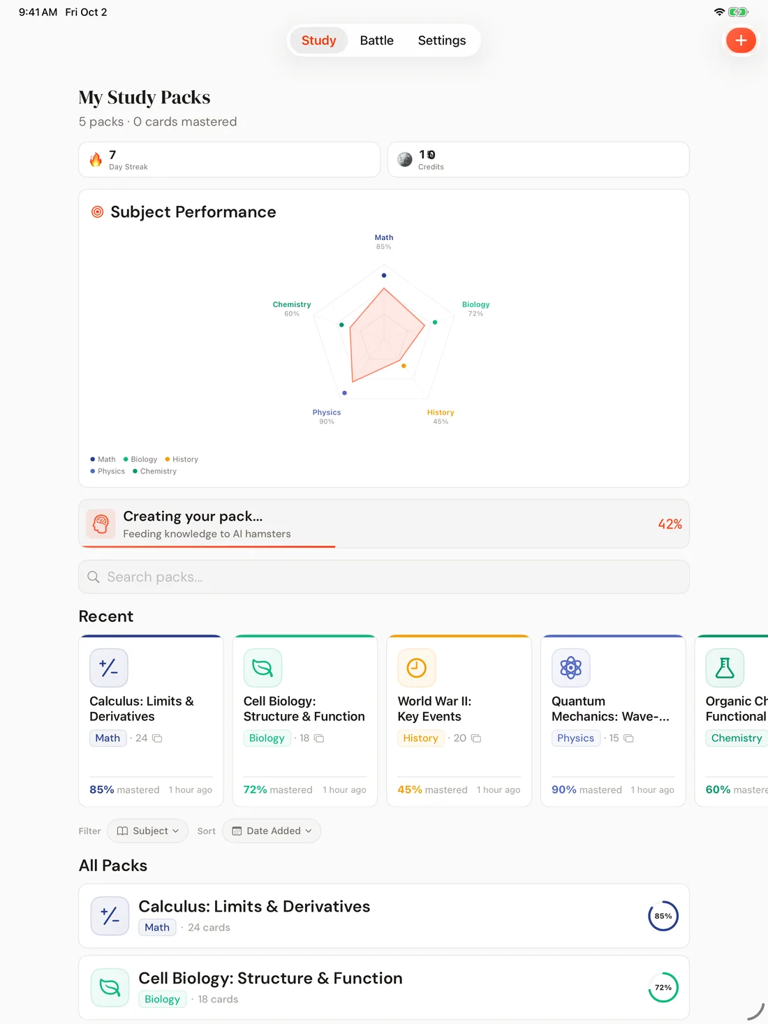 Brainfold on iPad — en-US