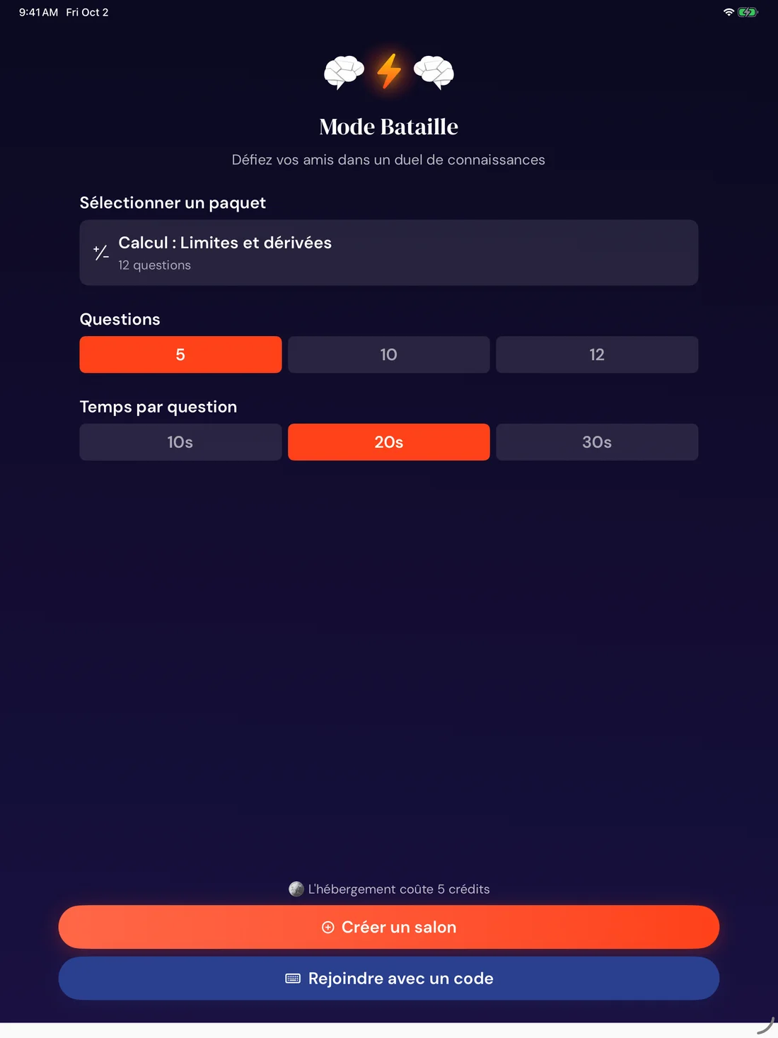 Brainfold — Mode duel · iPad (fr)