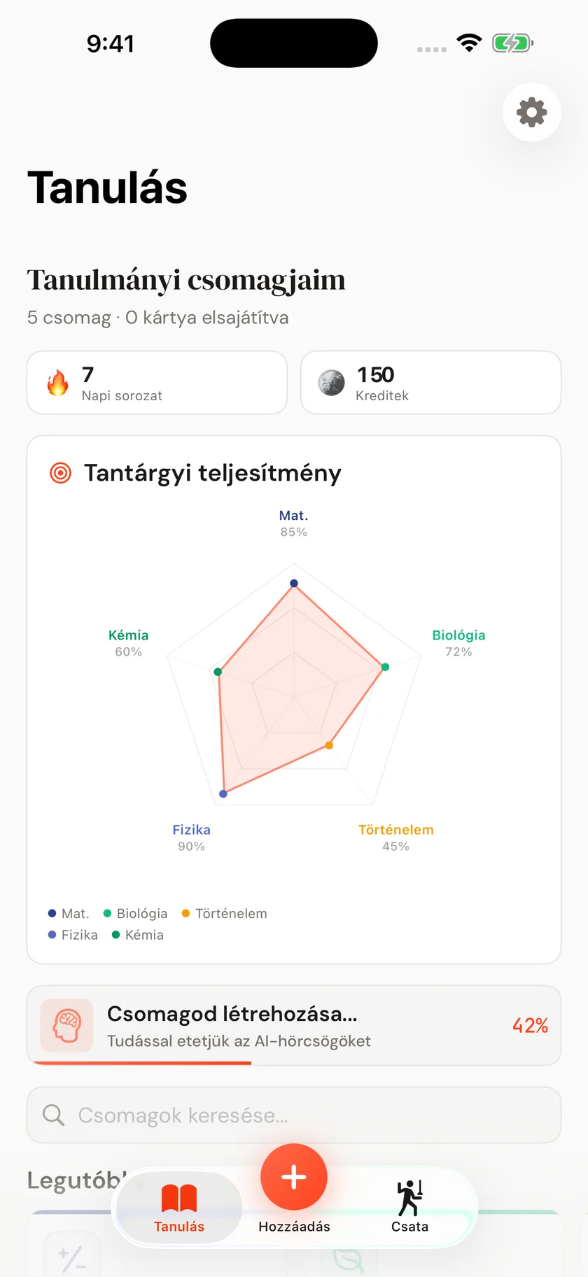 Brainfold — MI-alapú tanulási segéd (hu)