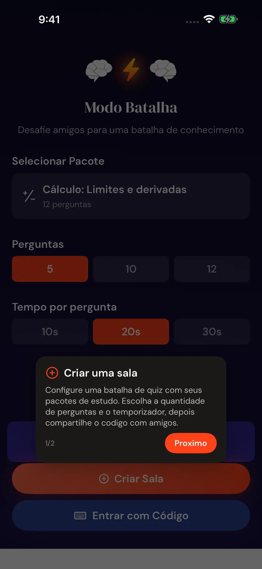 Brainfold — Modo de batalha (pt-BR)