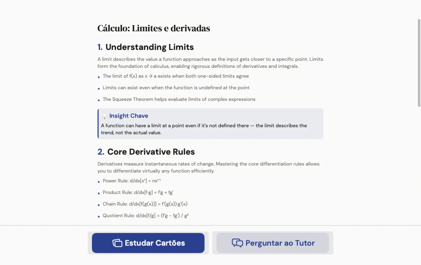 Brainfold — Resumos detalhados · Mac (pt-BR)