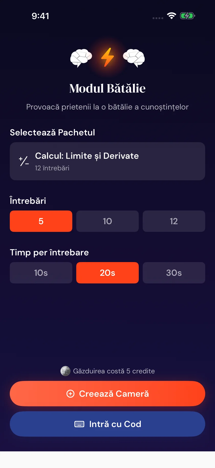 Brainfold — Modul de confruntare (ro)
