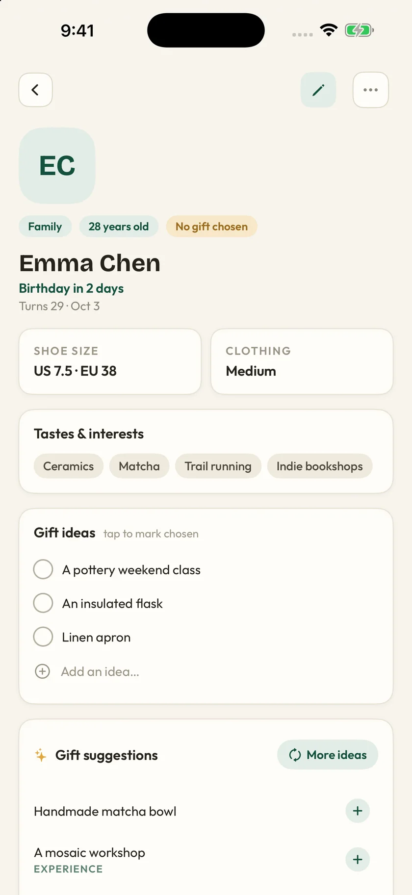 Giftly — The little details (en-US)