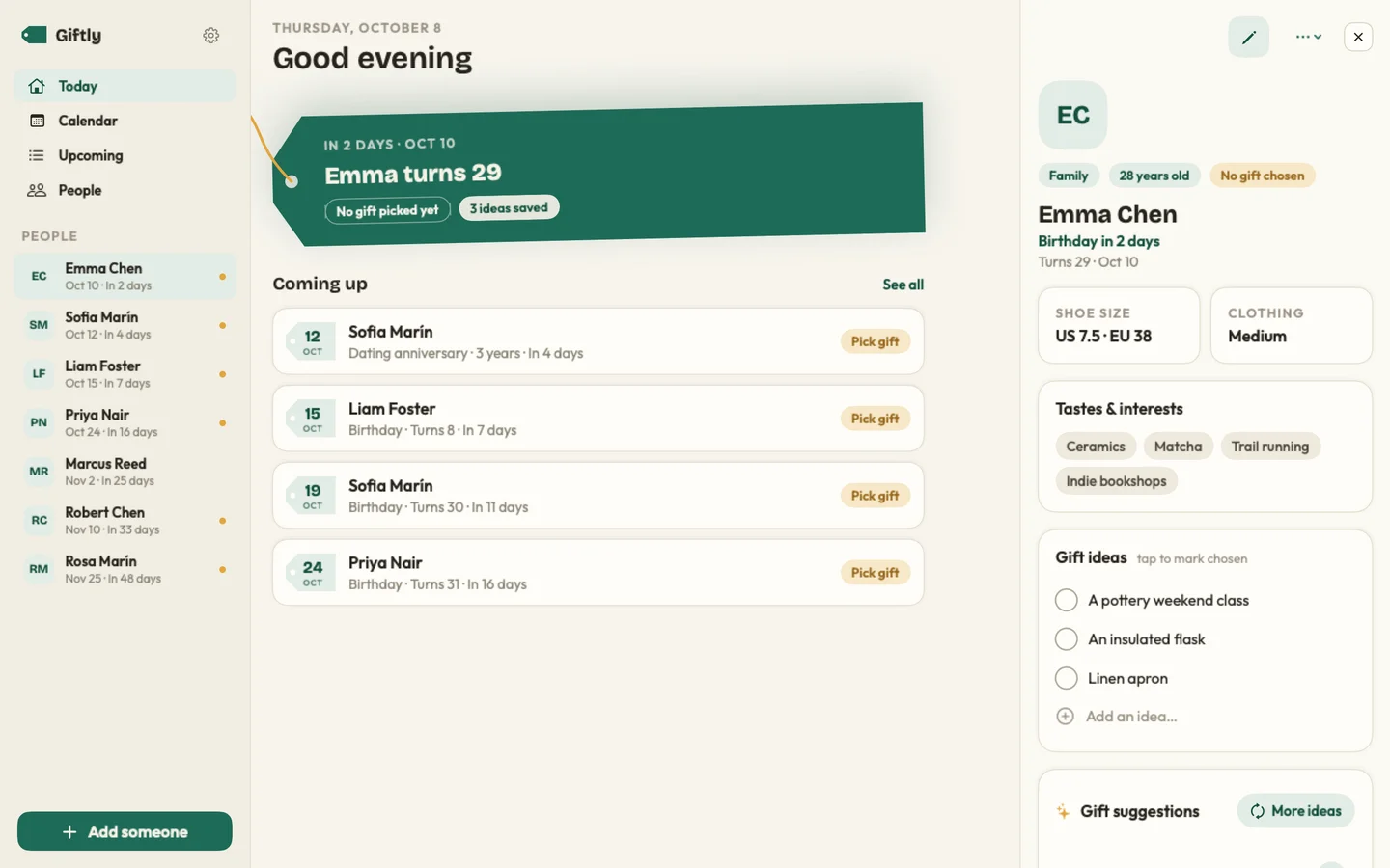 Giftly on Mac — en-US