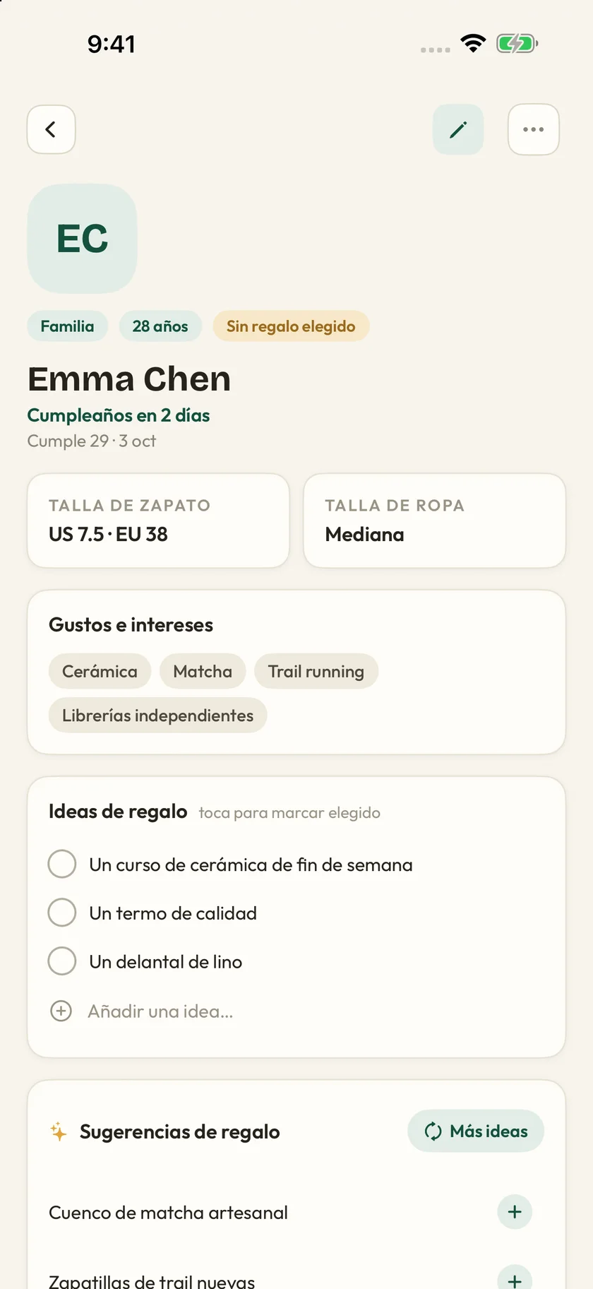 Giftly — Los pequeños detalles (es)