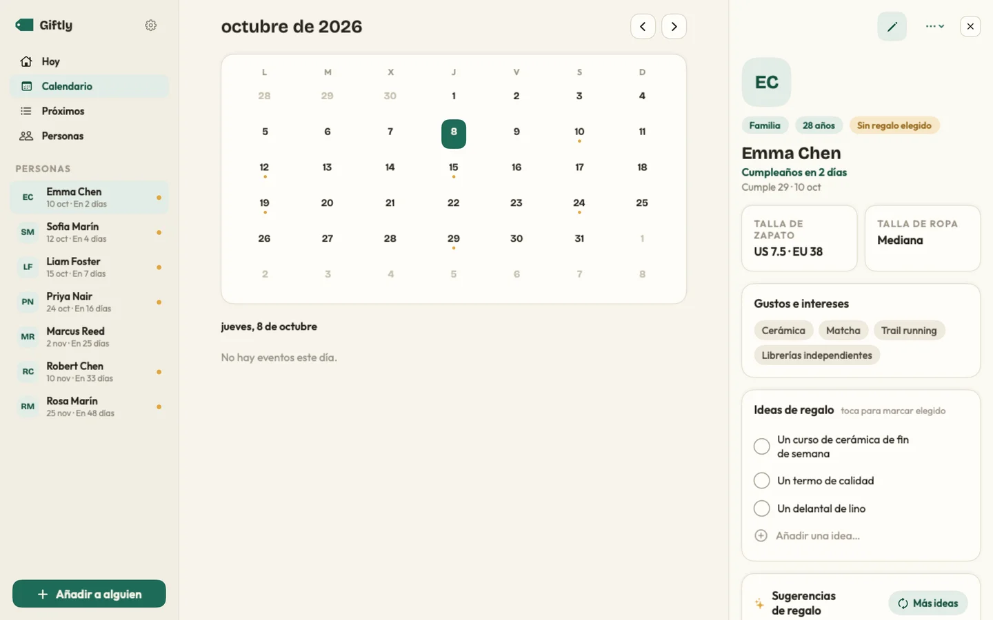Giftly — Los pequeños detalles · Mac (es)