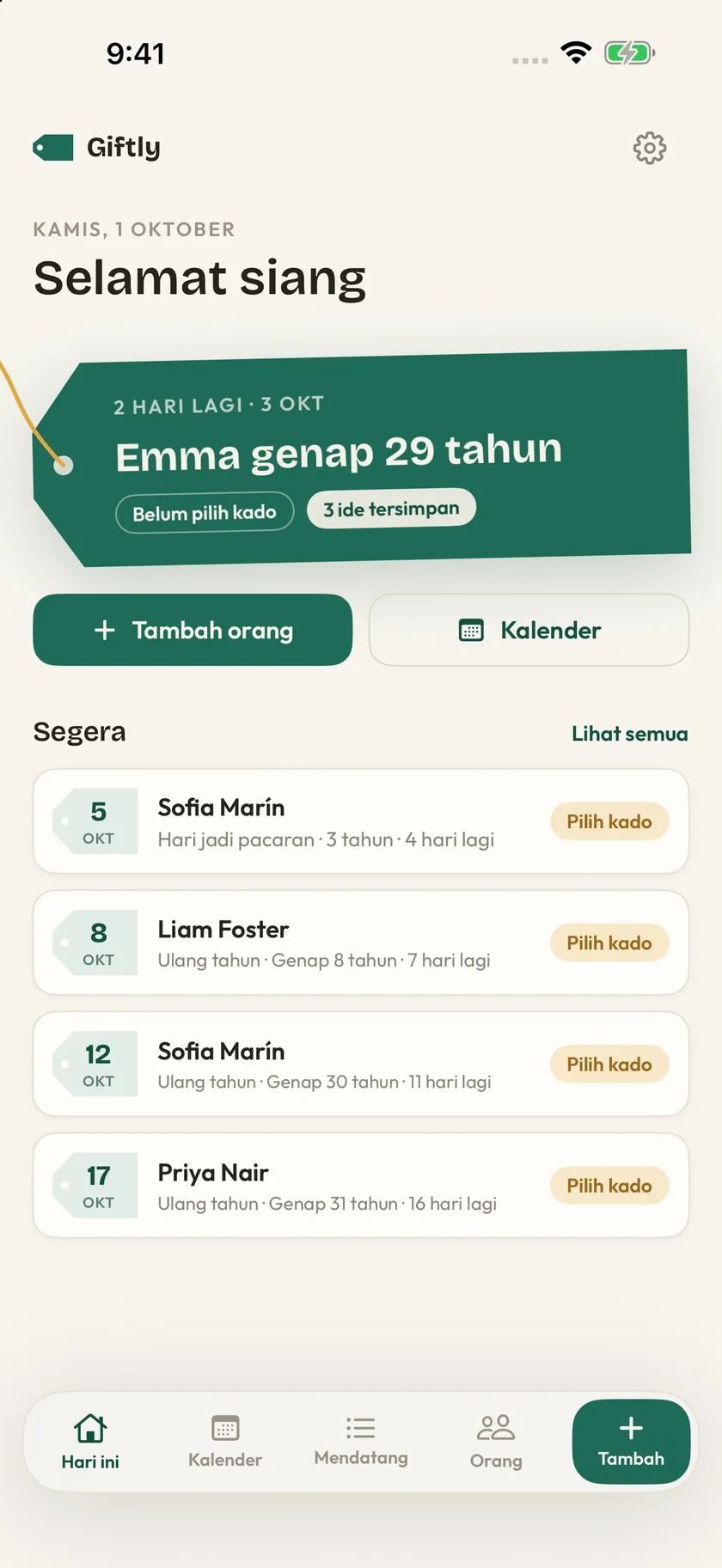 Giftly — Ulang tahun & ide hadiah (id)