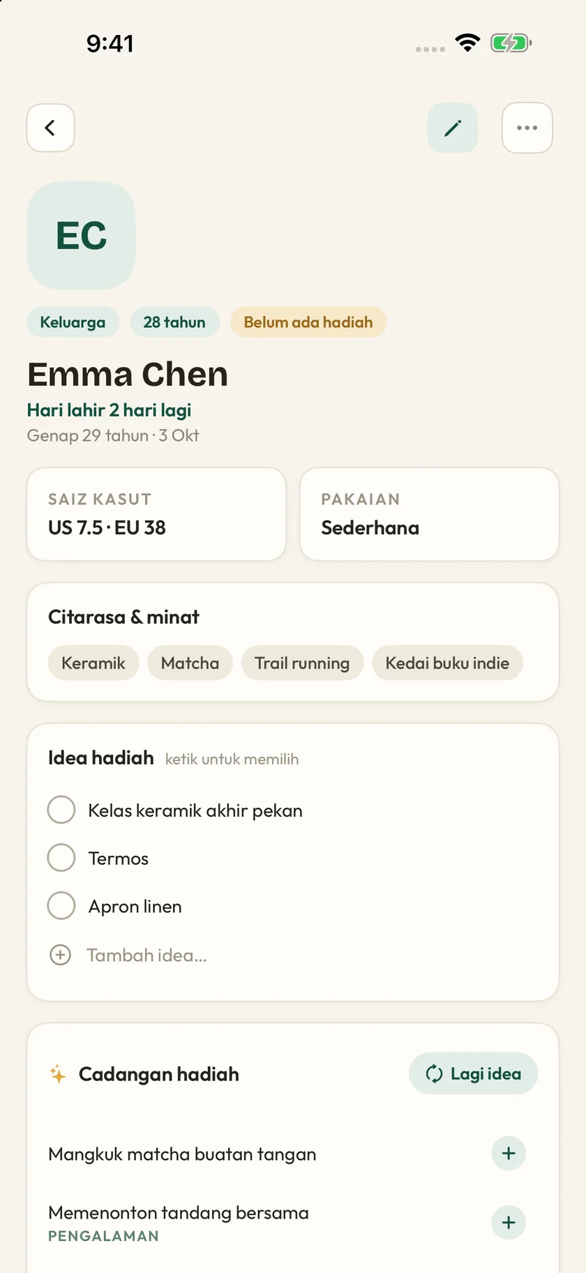 Giftly — Butiran kecil yang bermakna (ms)