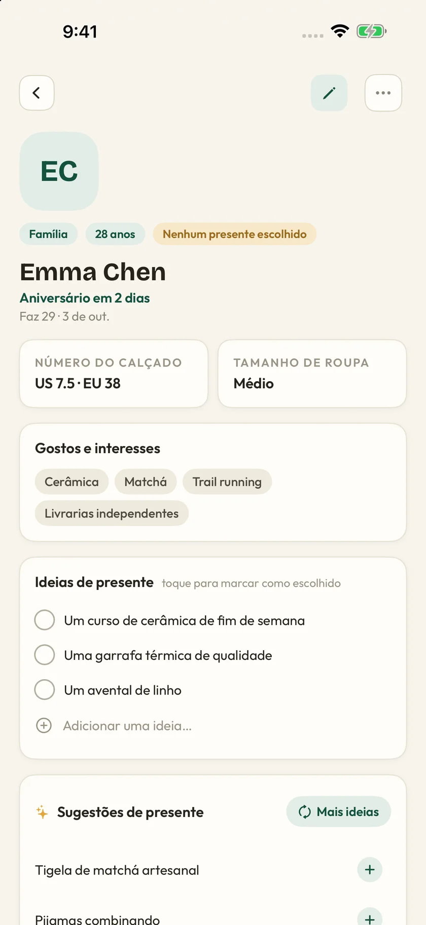 Giftly — Os pequenos detalhes (pt-BR)