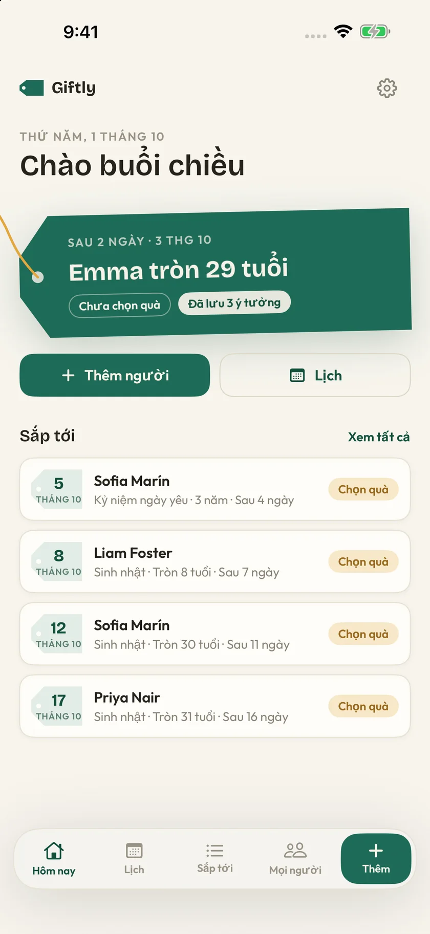 Giftly — Sinh nhật & ý tưởng quà tặng (vi)