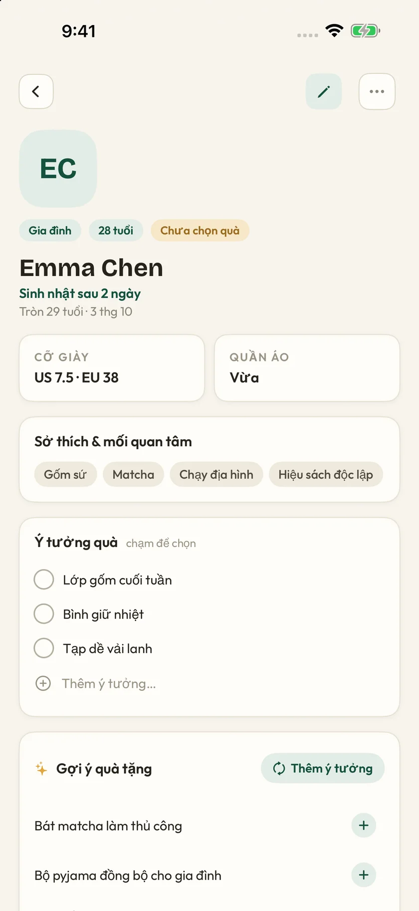 Giftly — Ý tưởng cụ thể, không cần đoán mò (vi)