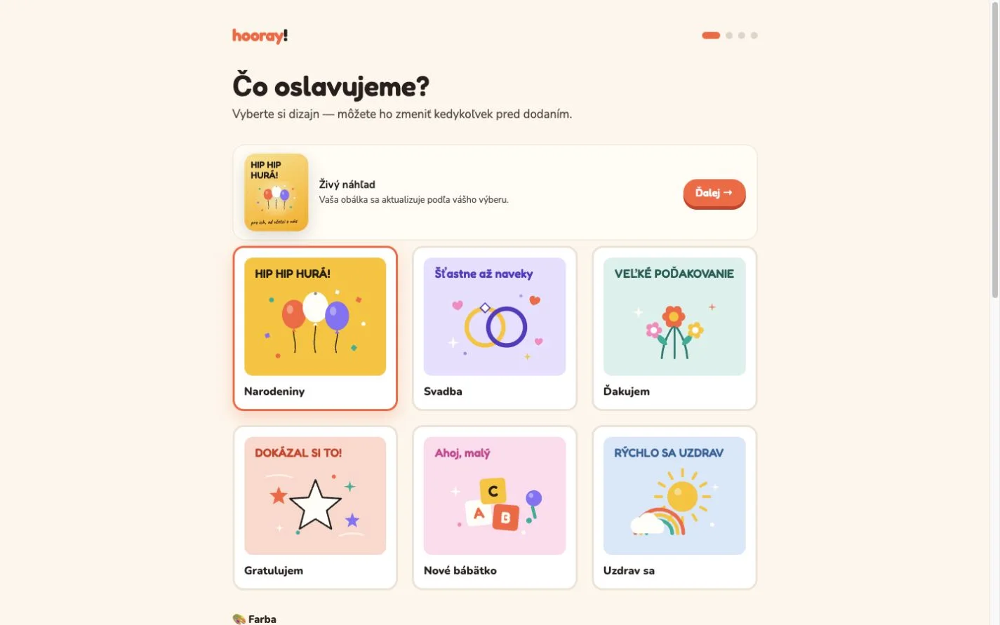 Hooray — Oslavujte spoločne (sk)