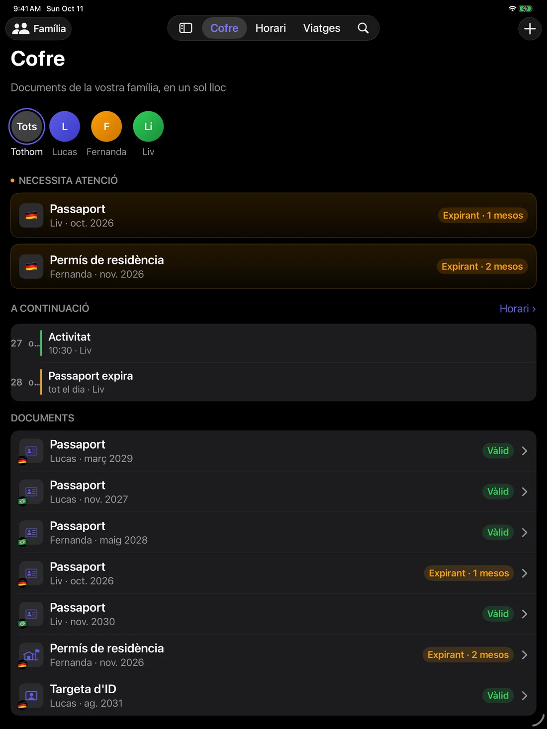 Kinfold on iPad — ca