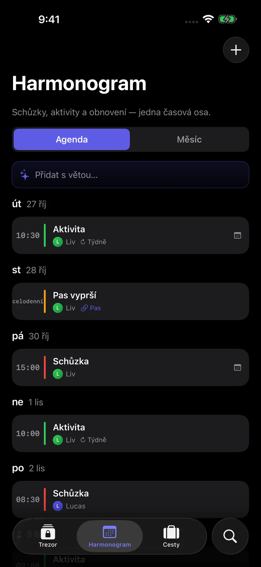 Kinfold — Jeden rodinný rozvrh. (cs)