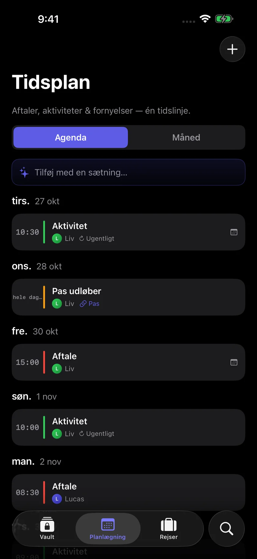 Kinfold — Én fælles familieplan. (da)
