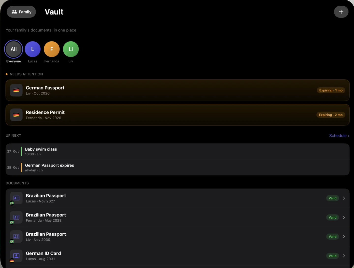 Kinfold on Apple Vision Pro — en-IN