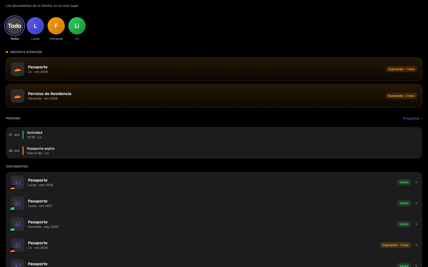 Kinfold on Mac — es-419