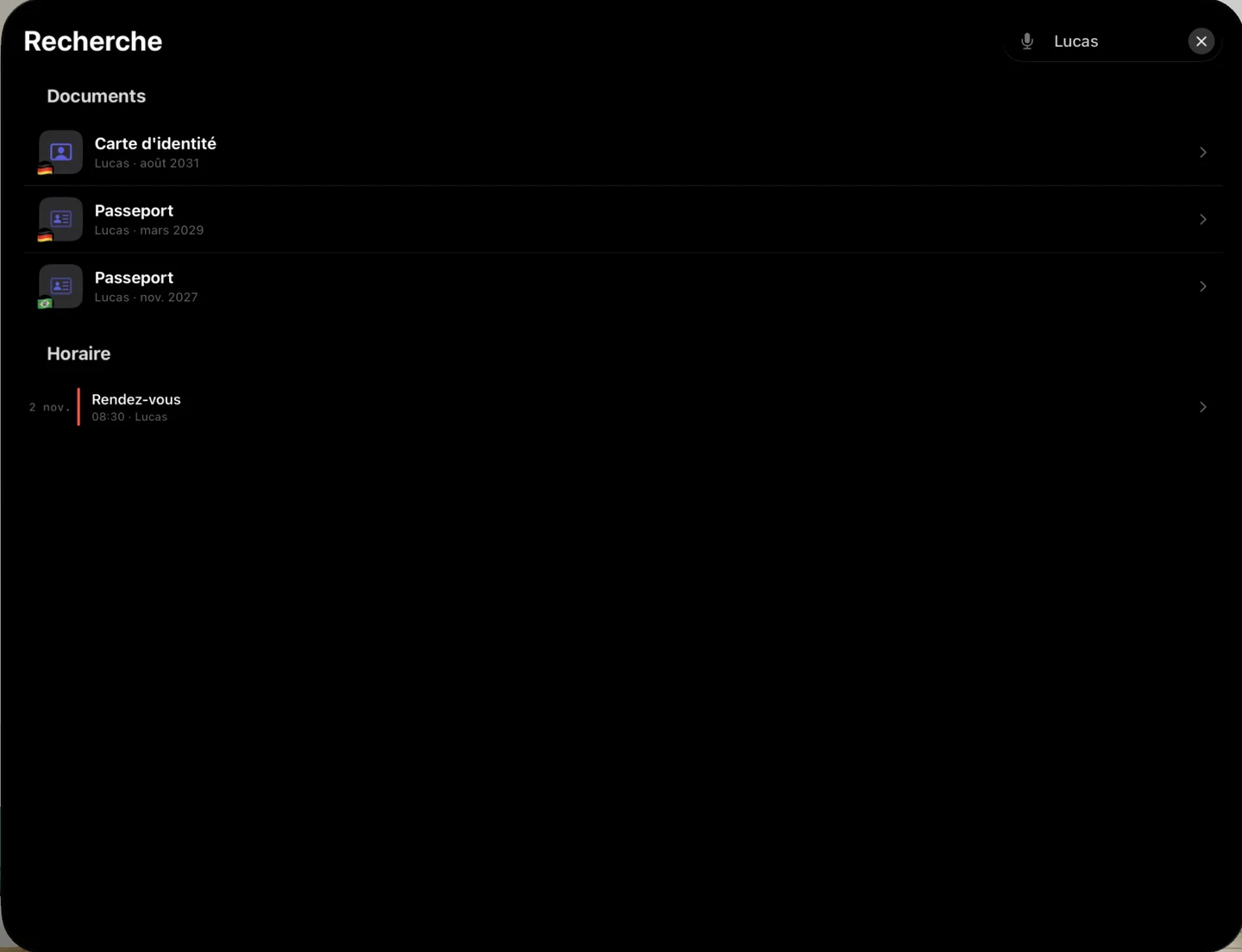 Kinfold — Trouvez. Puis avancez. · Apple Vision Pro (fr-CA)