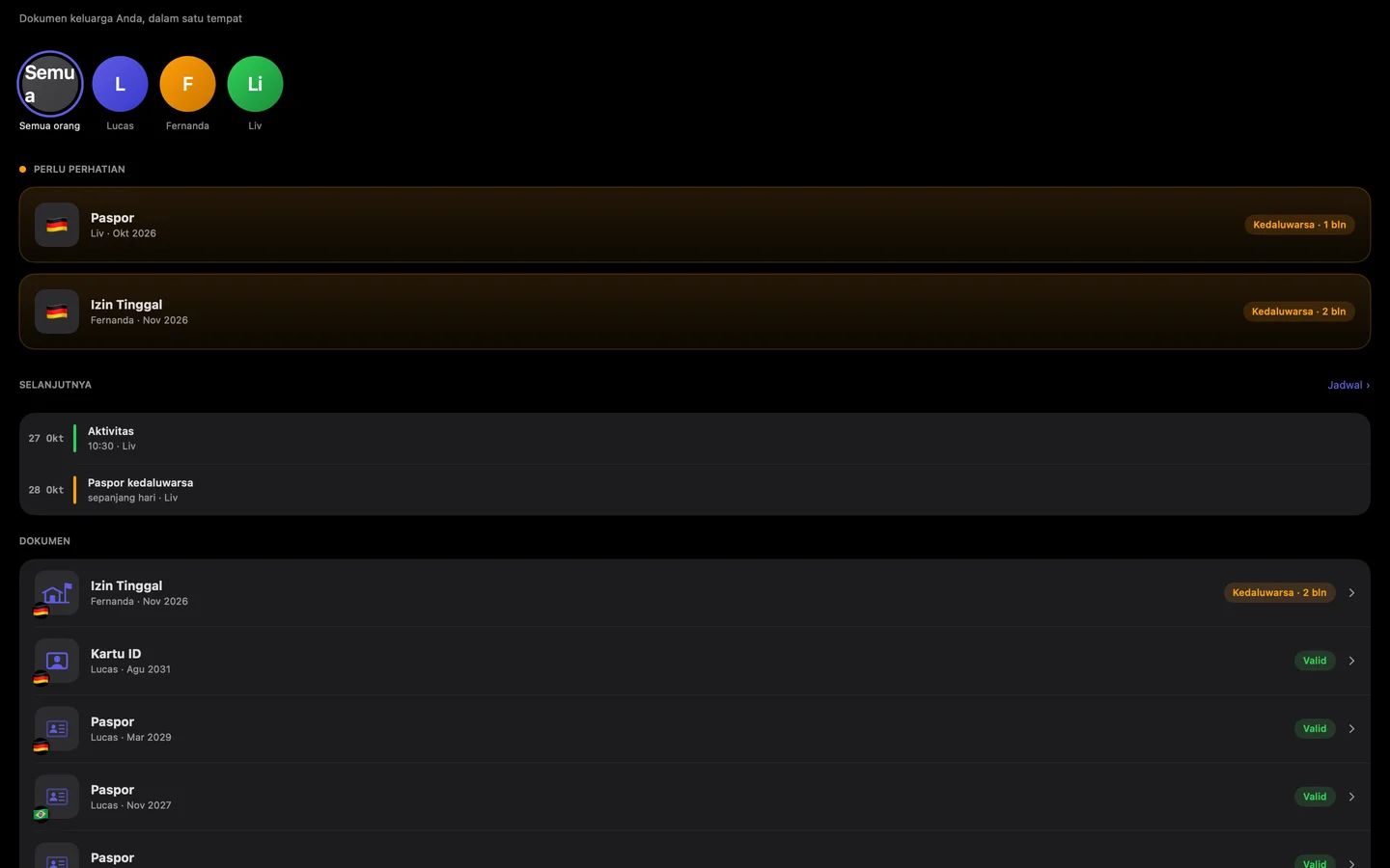 Kinfold on Mac — id