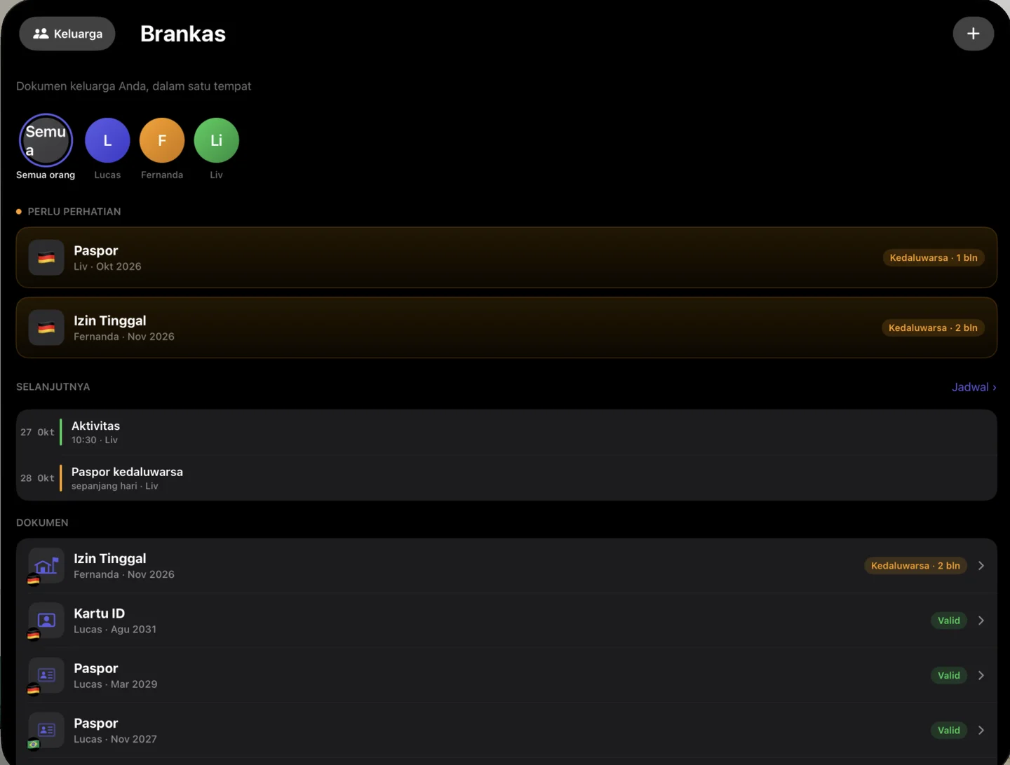 Kinfold on Apple Vision Pro — id