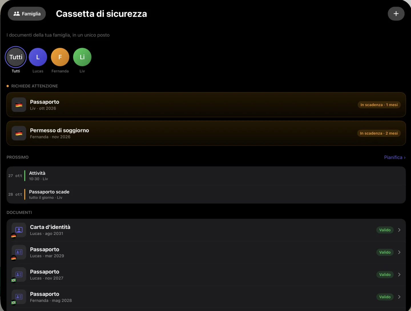 Kinfold on Apple Vision Pro — it