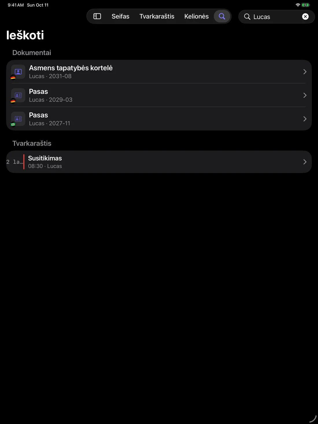 Kinfold — Raskite ir tęskite. · iPad (lt)