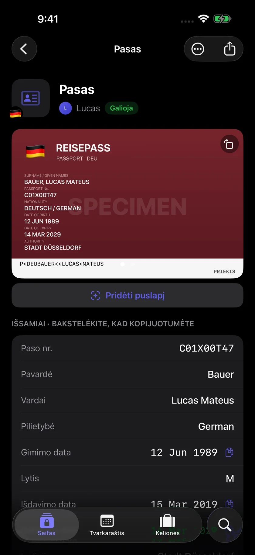 Kinfold — Duomenys vienu bakstelėjimu. (lt)