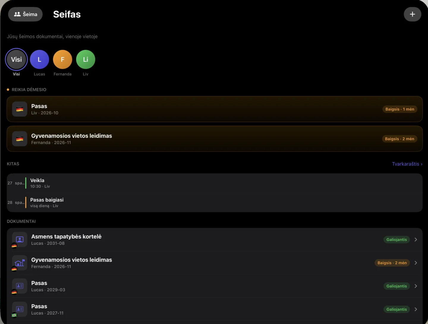 Kinfold on Apple Vision Pro — lt
