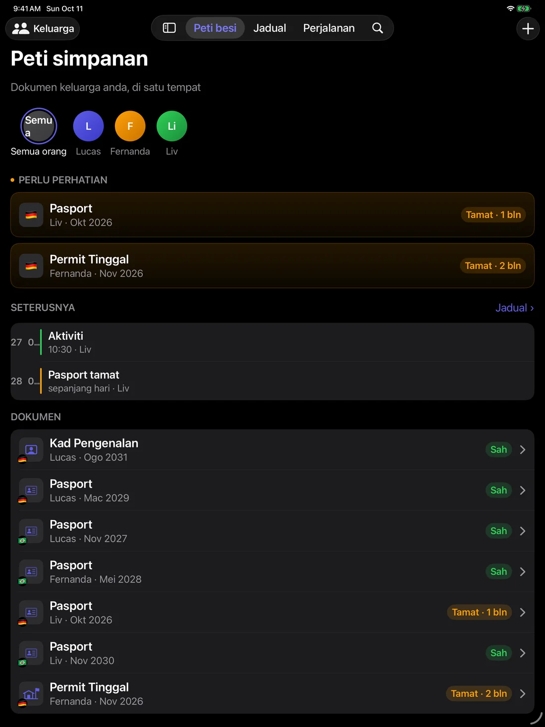 Kinfold on iPad — ms