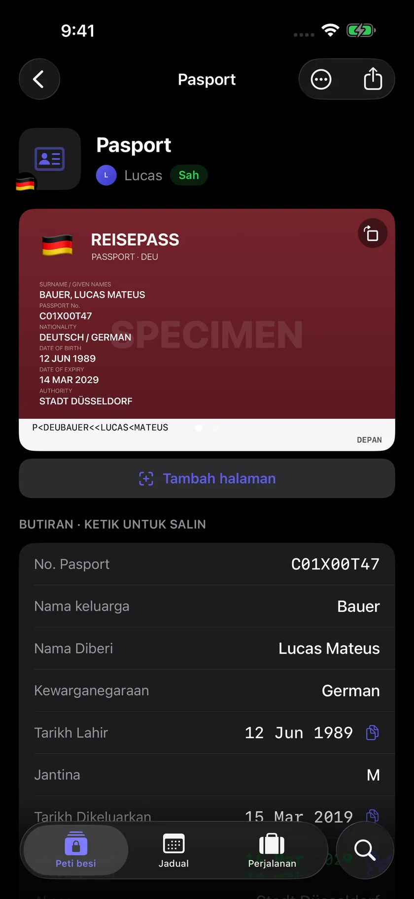 Kinfold — Butiran dengan satu ketikan. (ms)