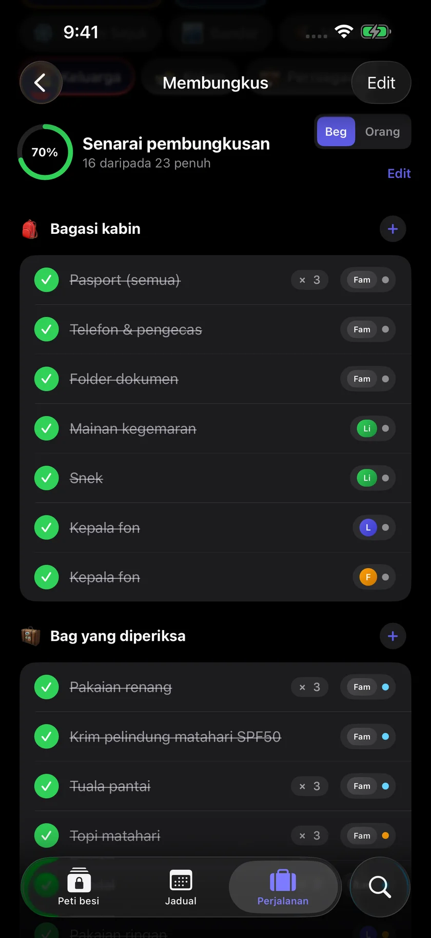 Kinfold — Kemas beg untuk semua. (ms)