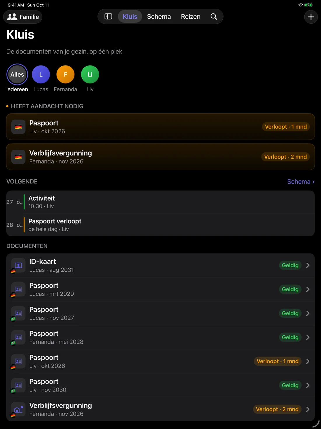 Kinfold on iPad — nl