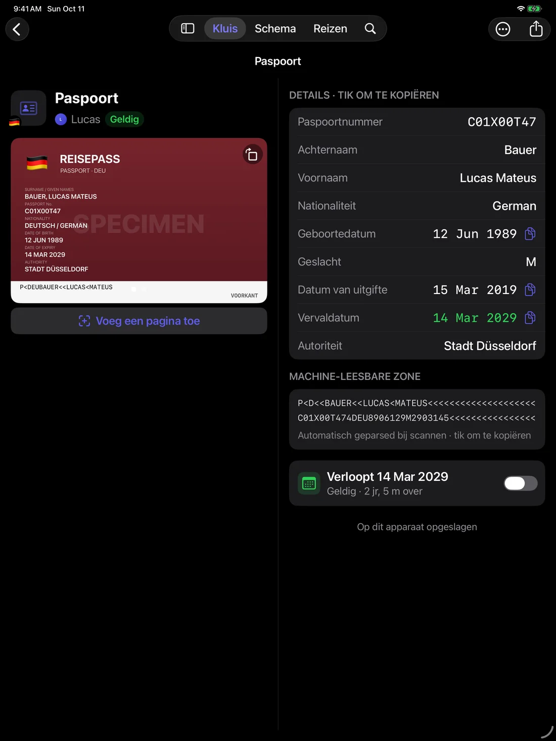 Kinfold — Details met één tik. · iPad (nl)