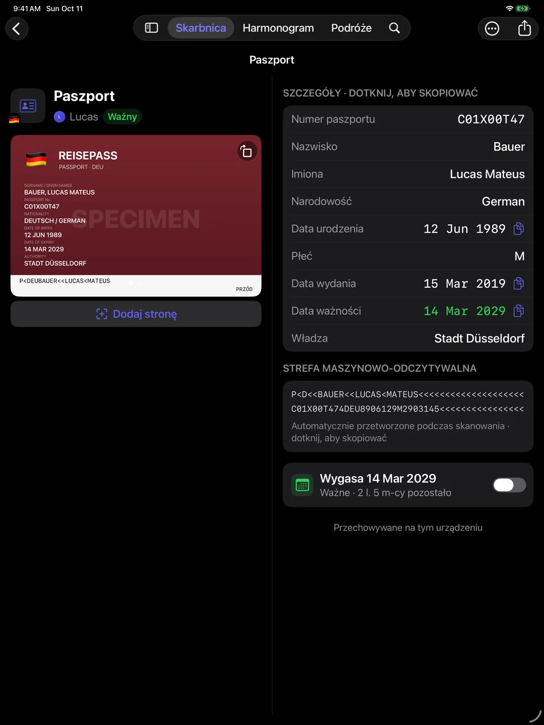 Kinfold — Szczegóły jednym stuknięciem. · iPad (pl)
