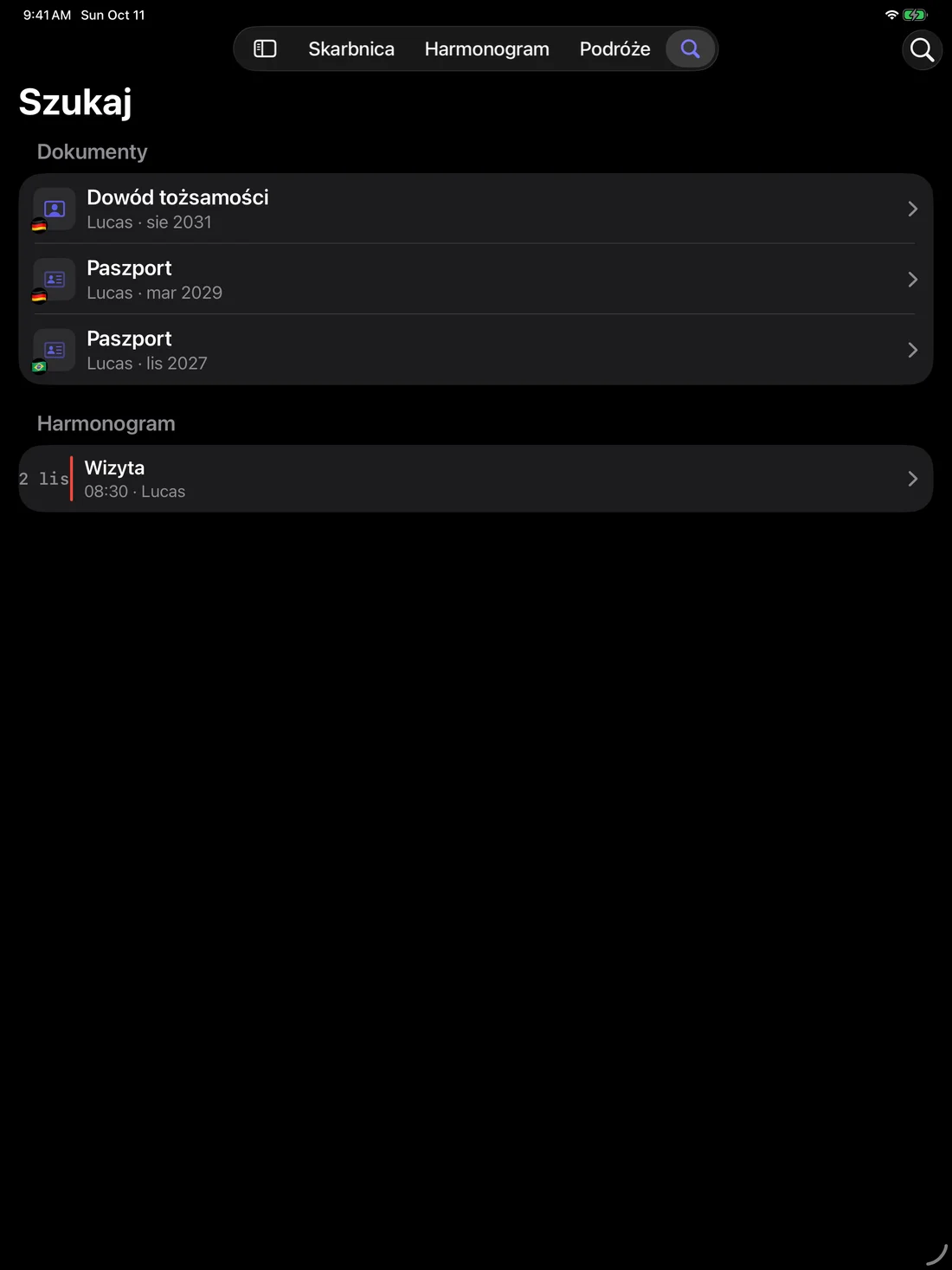 Kinfold — Znajdź. Działaj dalej. · iPad (pl)