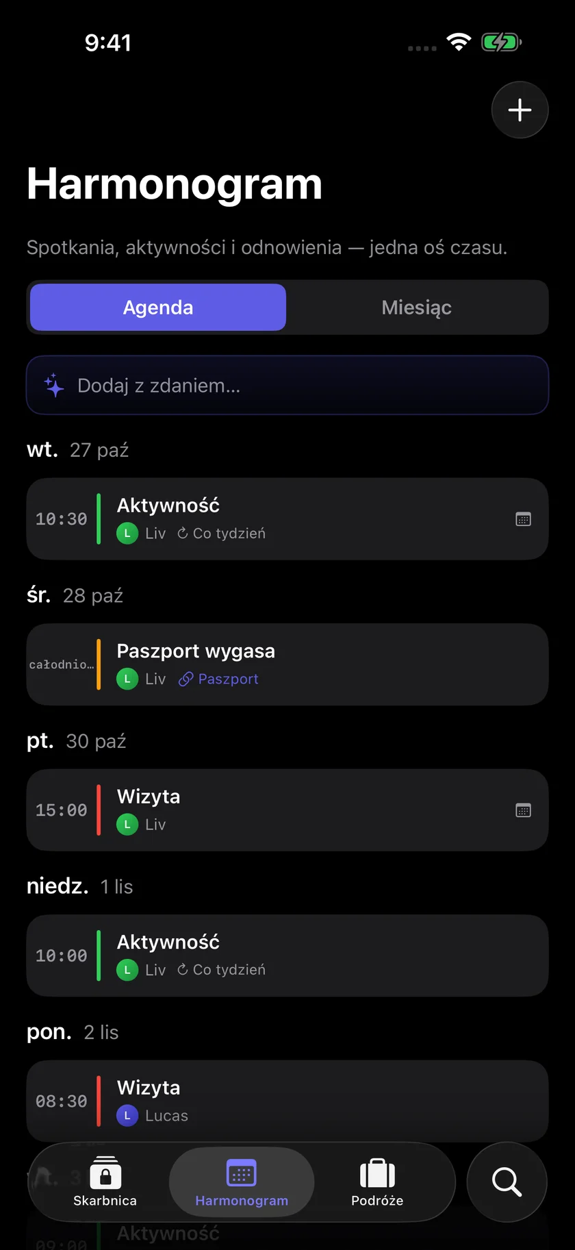 Kinfold — Jeden rodzinny kalendarz. (pl)