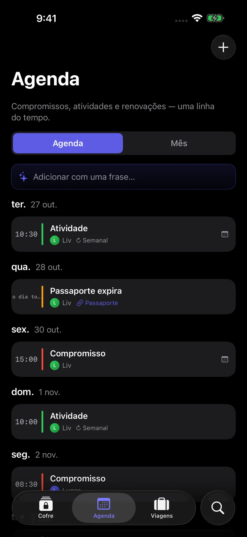 Kinfold — Uma agenda para a família. (pt-PT)