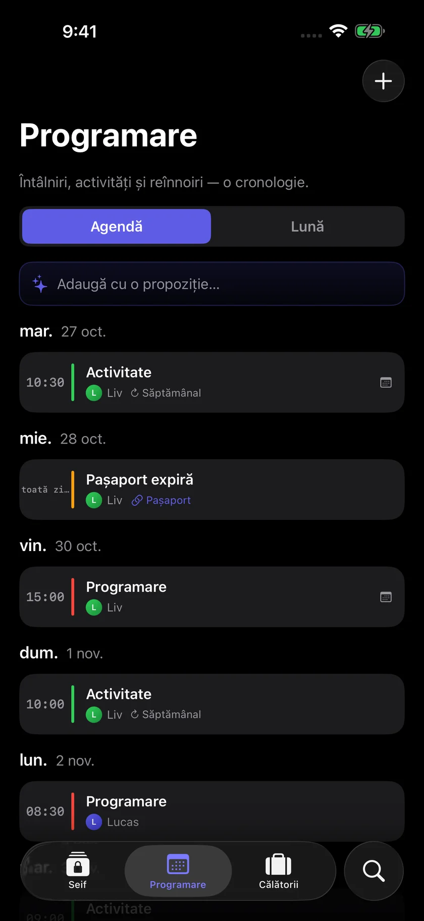 Kinfold — Un singur program de familie. (ro)