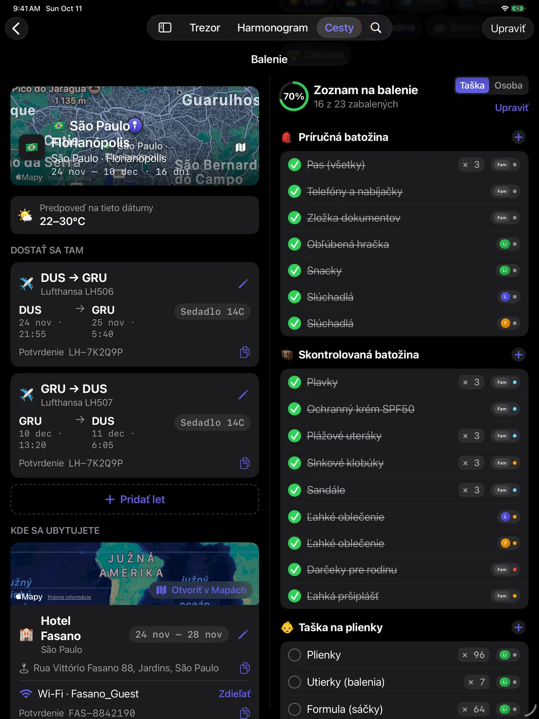 Kinfold — Zbaľte veci pre všetkých. · iPad (sk)