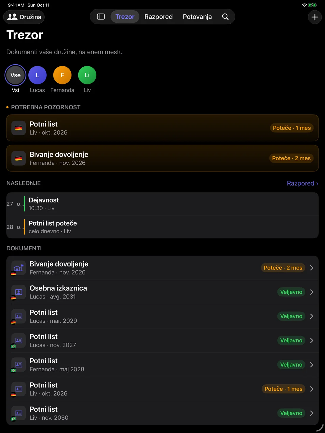 Kinfold on iPad — sl