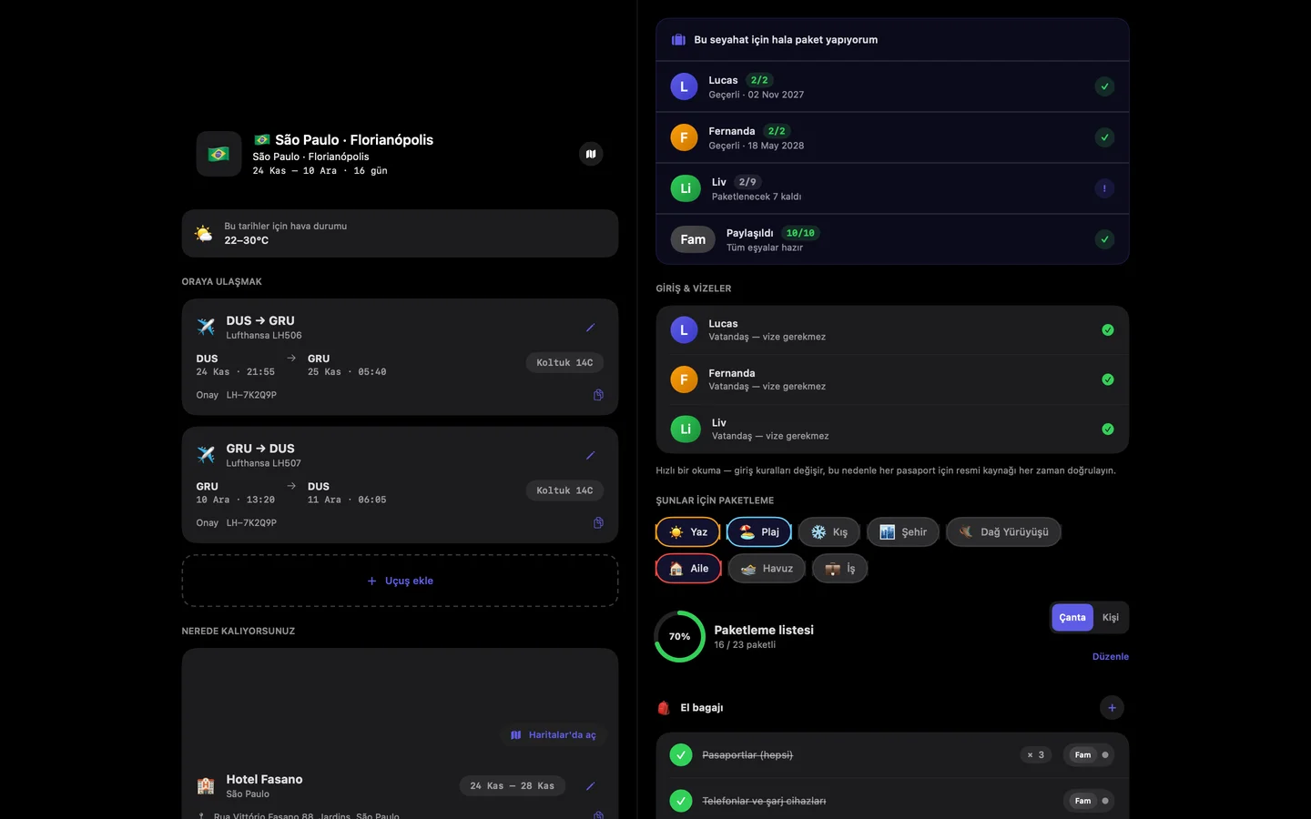 Kinfold — Her seyahat. Net bir plan. · Mac (tr)
