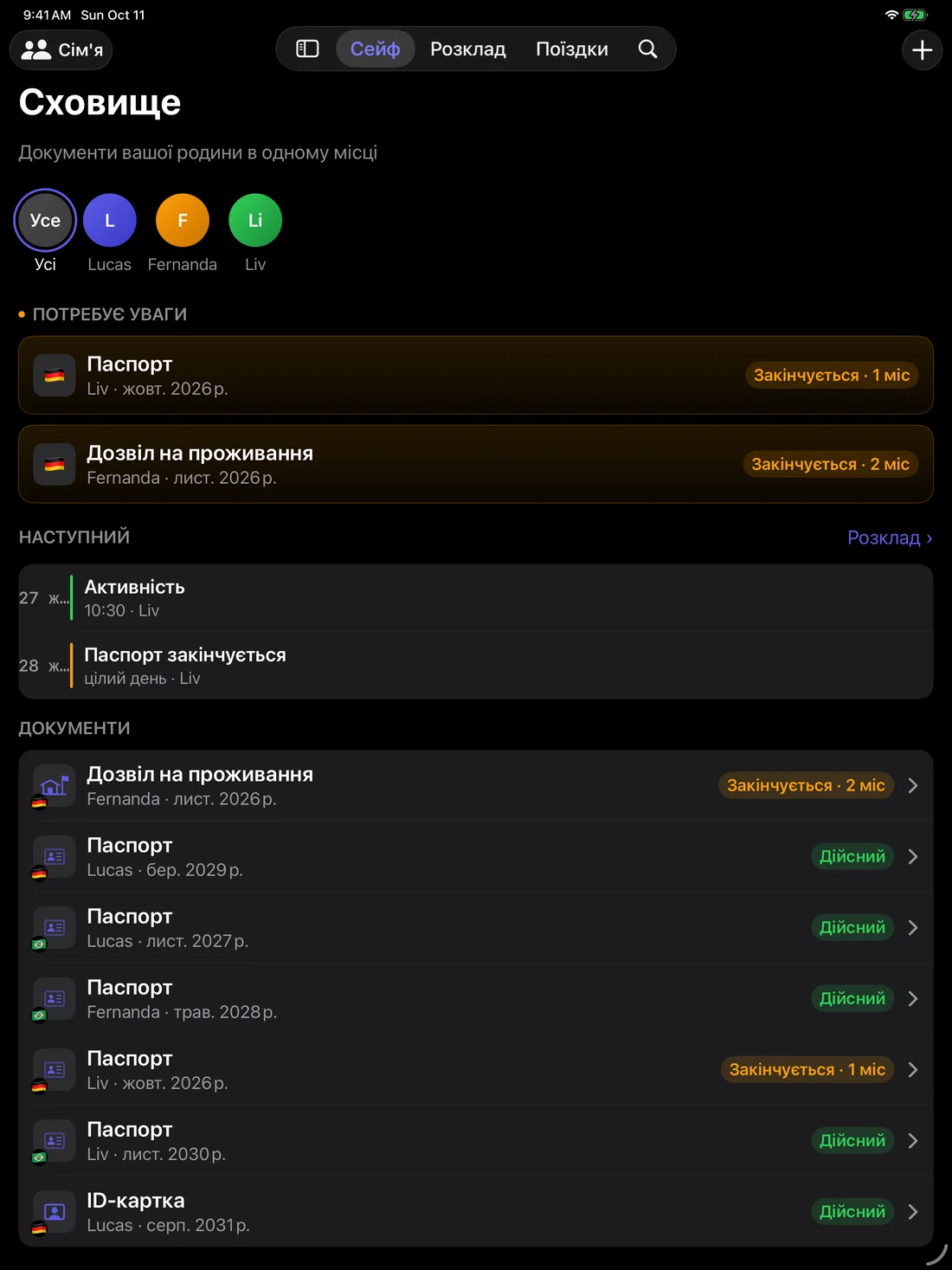 Kinfold on iPad — uk