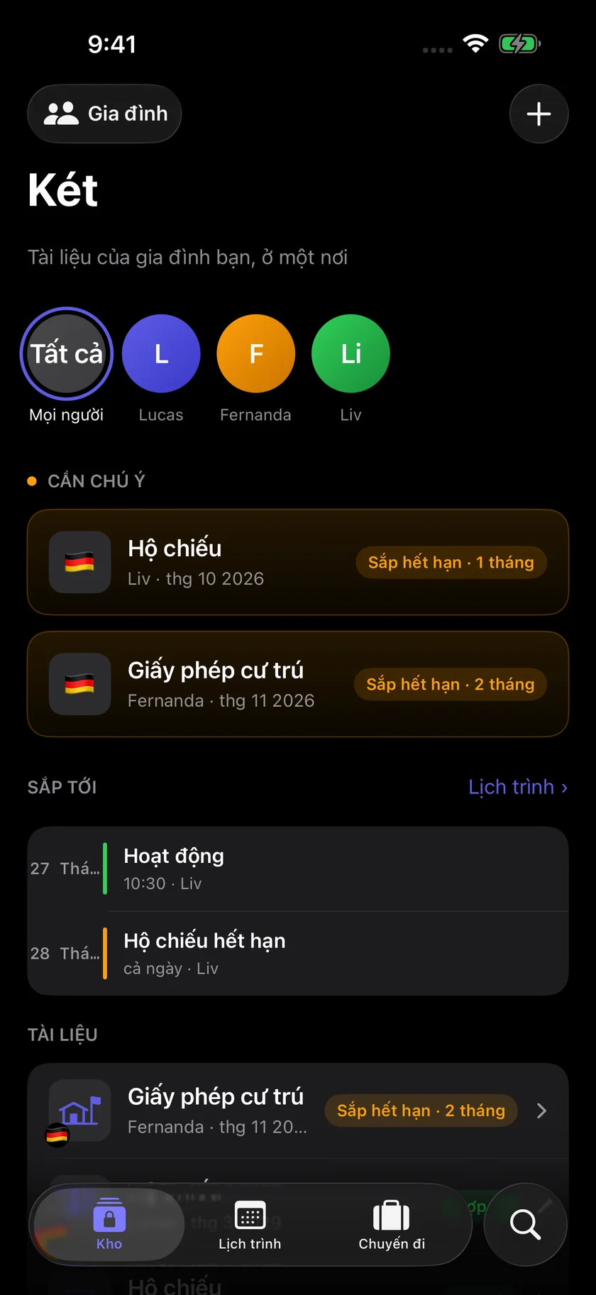 Kinfold — Gia đình sẵn sàng lên đường. (vi)