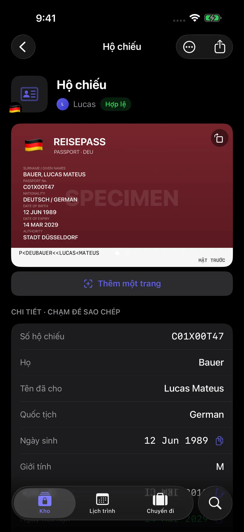 Kinfold — Chi tiết chỉ một chạm. (vi)