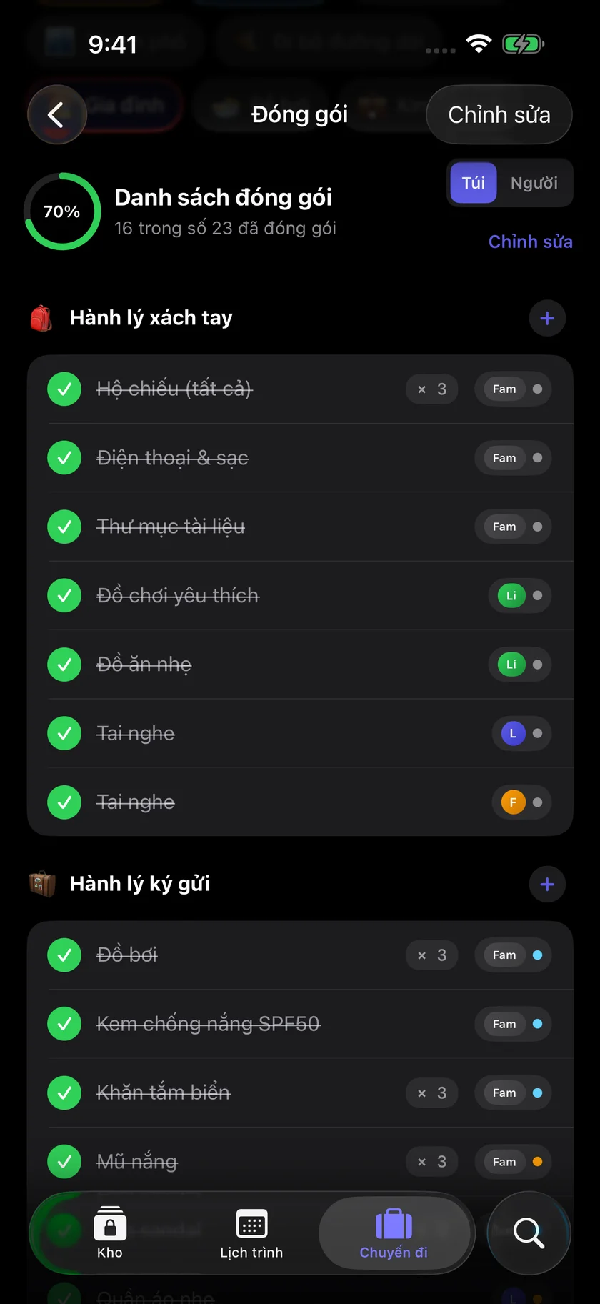 Kinfold — Chuẩn bị hành lý cho cả nhà. (vi)