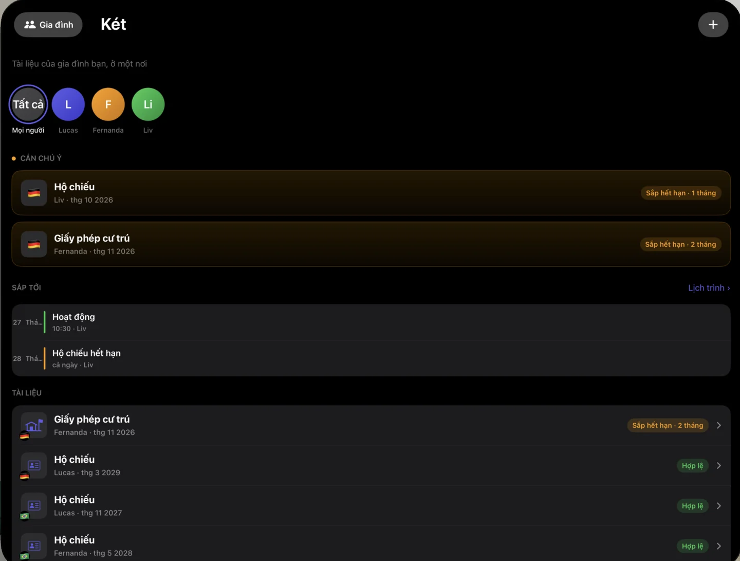 Kinfold on Apple Vision Pro — vi